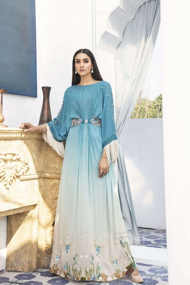 Kaftan Ocean Green